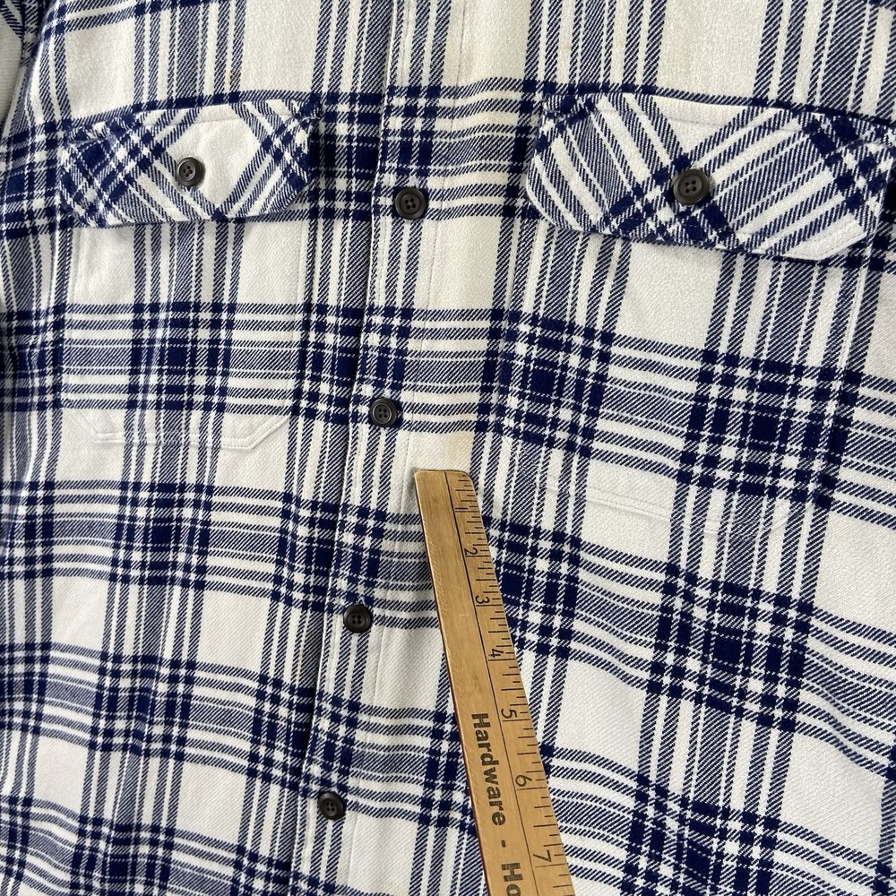 Patagonia Shirt men's Large Fjord Flannel Button Up Long Sleeve Organic Cotton - Picture 8 of 16